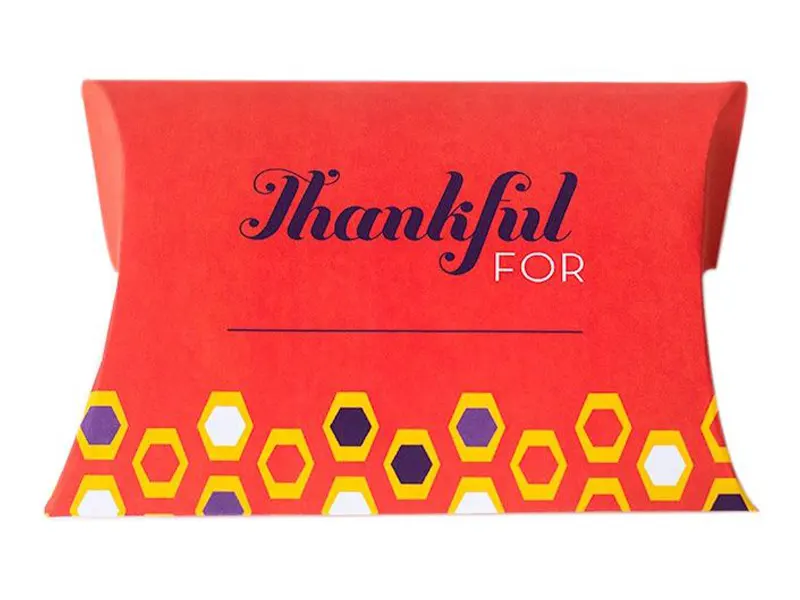 Thanksgiving Design Custom Snack Container