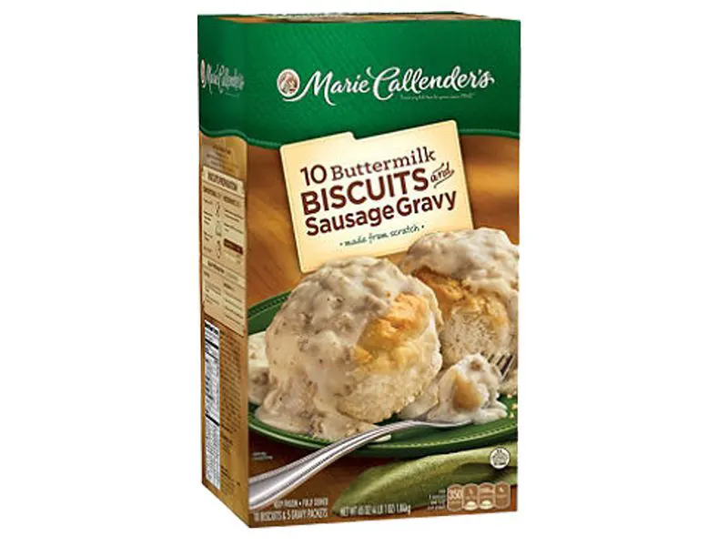 Frozen Biscuits And Gravy Boxes